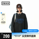 英克斯（inxx）Standby 潮牌破洞復(fù)古感手寫體字母針織衫男不規(guī)則破壞圓領(lǐng)毛衣女 墨綠 M