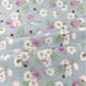 風(fēng)汐純棉斜紋小碎花花布清新面料床品服裝睡衣寶寶全棉布料處理 桔色 21#斜紋藍(lán)菊半米