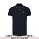 阿瑪尼（ARMANI）奢侈品男裝Polo衫男士夏季商務(wù)休閑翻領(lǐng)上衣短袖衫 8N1FB41JPTZ 藏青色 M