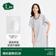 松山棉店小薄荷女士帶胸墊短袖裙莫代爾吊帶睡裙夏季帶杯短袖裙-銀灰XL