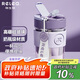 物生物（RELEA）玻璃杯夏季水杯大容量女士咖啡杯吸管杯泡茶杯學生杯子生日禮物