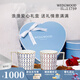 WEDGWOOD[七夕禮物]金粉年華馬克對杯心形禮盒高顏值情侶杯水杯咖啡杯 金粉年華馬克杯心形禮盒