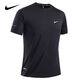 NBA KIDS-NIKE清倉(cāng)尾貨夏季冰絲速干運(yùn)動(dòng)短袖跑步T恤男士健身透氣清爽大碼 黑色:【冰絲短袖T恤】 3XL :【推薦體重140-160斤】