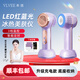 VLVEE美容儀冰錘冷敷儀活膚儀冷熱導(dǎo)入儀家用臉部眼部按摩器清潔導(dǎo)出面部精華面膜生日禮物送老婆女朋友 琉璃紫升級(jí)款 （冰熱雙敷/紅藍(lán)光護(hù)理/3檔調(diào)節(jié)）