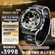覽邦Watch Ultra智能手表2026年旗艦新款多功能【Ai+語(yǔ)音+視覺(jué)】上網(wǎng)插5G卡下載App運動(dòng)健康小手機成人 電鍍黑銀【滿(mǎn)血出擊】送棕色真皮表帶大禮包 Watch Ultra【旗艦“雙芯”新