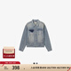 Levi's?SilverTab?25年春夏新款男士美式復(fù)古時(shí)尚牛仔夾克外套 淺藍(lán)色 004GI-0001 L