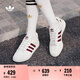 adidas NY 90 STRIPES經典運動板鞋男女春季新款阿迪達斯三葉草 漢玉白/紅色/金色     37