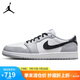 耐克NIKE籃球鞋男子AJ1喬1JORDAN 1低幫運動鞋CZ0790-110白灰44