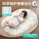 小白豚斜坡枕嬰兒防吐奶可躺喂奶神器新生兒睡覺(jué)用枕頭墊抬頭大號五個(gè)月 升級版 獨角獸【A類(lèi)純棉內膽】