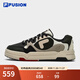 斐樂(lè )（FILA） FUSION斐樂(lè )潮牌BANK DX男鞋場(chǎng)下滑板鞋新款時(shí)尚厚底鞋 豆腐白/黑-TB 42