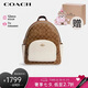 蔻馳（COACH）【品牌直供】女士COURT 27中號雙肩包贈玩偶 七夕禮物 送女友