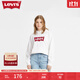 Levi's【特價(jià)來(lái)襲】李維斯女士春季時(shí)尚美式經(jīng)典潮流時(shí)尚寬松衛(wèi)衣 白色（1） M