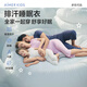 愛慕兒童（AIMER KIDS）睡眠衣男女孩親子吸濕排汗抗菌睡衣網(wǎng)眼家居套裝 男童-安睡藍(lán) 140