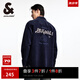 杰克·瓊斯（JACK&JONES）男裝春季衣身撞色拼接設(shè)計燈芯絨面料潮流百搭舒適襯衫2244O3011 靛藍(lán)E40 常規(guī) 靛藍(lán)E40 S 170