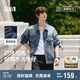 森馬（Semir）森柔牛仔|夾克男牛仔外套秋季寬松翻領上衣街頭潮流103524108101