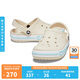 crocs卡駱馳貝雅卡駱班洞洞鞋|205089 冬日白/彩色-1LI 39(240mm)