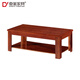 東業(yè)家具 辦公家具商務(wù)沙發(fā)配套木質(zhì)雙層茶幾1200*600*450mm【長(cháng)幾】
