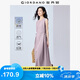 佐丹奴背心長裙女夏季棉麻綁帶束腰圓領(lǐng)無袖連衣裙女13465305
