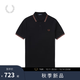 Fred Perry男士POLO衫2025夏季商務(wù)短袖重磅麥穗多彩T恤M3600 Y31/海軍藍肉桂 L