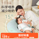 十月結(jié)晶嬰兒斜坡枕棉面防吐奶嗆奶躺靠睡覺哺乳練抬頭可機洗0-1歲 山嵐綠
