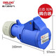 德力西電氣航空工業(yè)插頭插座連接器 三相電380V大功率防水航空插頭 耦合器 三芯 32A(母座)