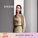 ERDOS 春夏立體花苞開(kāi)衫重磅真絲彈力重喬寬松垂感輕透女短外套 晨霧綠 155/80A/S