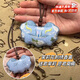 立始茉莉花刺繡香囊刺繡手工自己做diy材料包荷包掛件古風(fēng)漢服配飾物 茉莉花刺繡材料包+香料包 【含工具教程】藍色