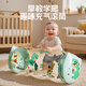 獅奧利興學(xué)爬滾筒嬰兒練學(xué)爬行神器早教滾筒玩具0到2歲寶寶6個(gè)月以上 哈笑龍嬰兒滾筒+手拉泵