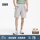 森馬（Semir）休閑短褲男拼接網(wǎng)眼運(yùn)動(dòng)風(fēng)褲子寬松2025夏季松緊腰潮107425125101