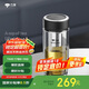萬象（WANXIANG）玻璃杯商務(wù)辦公水杯V17L禮盒裝送禮360ML雙層圓弧杯體帶濾網(wǎng)水杯