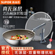 蘇泊爾（SUPOR） 炒鍋不粘鍋不粘炒菜鍋有鈦無涂層可用鐵鏟電磁爐燃?xì)鈨捎缅伨?【 鍋內(nèi)蜂窩（3-5人適用）】 32cm