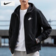 耐克（NIKE）外套男士春秋季 25新款運(yùn)動(dòng)服裝針織休閑衣連帽開衫衛(wèi)衣透氣夾克 法式毛圈/柔軟親膚/曬圖退10 L 【175】體重130~150斤左右