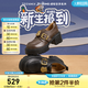 天美意吳昕/李蘭迪同款女鞋子瘋狂動物城聯(lián)名厚底樂福鞋小皮鞋單鞋 松露黑 38