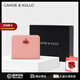 CAHOE KULLO官方牛皮錢(qián)包女短款2025新款手拿包女士卡包多卡位零錢(qián)包錢(qián)夾 粉色-CK生日禮物送女友