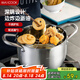 美廚（maxcook）油炸鍋湯鍋 20cm湯鍋平底鍋 配漏勺 電磁爐明火通用MCT948