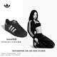 adidas Jennie同款SUPERSTAR II貝殼頭板鞋男女阿迪達斯三葉草   黑色/白色   38