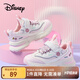 迪士尼（Disney）女童透氣網(wǎng)面跑步鞋兒童春秋公主鞋軟底運(yùn)動(dòng)鞋 淡粉  29 