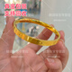興穎金包銀手鐲女款足金999包足銀時(shí)尚氣質(zhì)款實(shí)心卡家閉口鐲子不掉色 金1.3克-總重約25克-54圈口卡家手鐲