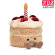 JELLYCAT新品 彩虹生日蛋糕Birthday Cake柔軟毛絨玩偶 生日禮物 彩虹蛋糕 生日蛋糕