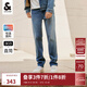 杰克·瓊斯（JACK&JONES）男裝四季恒溫彈力柔軟舒適903直筒牛仔褲男潮流百搭褲子品牌男褲 086中藍(lán)牛仔-1 寬松直筒，卡碼拍小 34 180 W34/L32