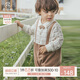 乖奇熊【紳士風(fēng)】嬰兒衣服男寶假兩件純棉連體衣春秋季外出外穿服兒童裝
