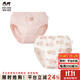 瑁恩·瑁愛(ài)（Mn·Mo）瑁恩瑁愛(ài)女童純棉面包褲兒童三角褲全棉泡泡內褲小童寶寶訓練褲 Y02魔力奇遇 2條 100 建議22-26斤