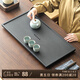 茶藝貴族優(yōu)選素簡(jiǎn)仿烏金石60x30茶盤整塊家用辦公排水功夫茶臺(tái)不含茶具
