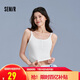 森馬（Semir）背心女短款顯瘦小個(gè)子夏季2025簡(jiǎn)約風(fēng)亨利領(lǐng)緊身吊帶109325102003