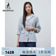 beanpole濱波  春夏新款女士商務(wù)亞麻薄荷綠休閑腰帶7分袖單西西服 淺綠色 S 160/84A S