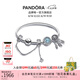 潘多拉（PANDORA）夢(mèng)之星辰手鐲套裝冰藍(lán)色鋪夢(mèng)網(wǎng)夢(mèng)想輕奢女七夕情人節(jié)禮物送女友 夢(mèng)之星辰手鐲套裝 17CM