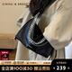 CinvaiKrose包包女包2025新款單肩包高質(zhì)感鏈條餃子包腋下女包 黑色