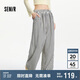森馬（Semir）休閑褲女松緊腰遛彎長(zhǎng)褲慵懶2025夏條紋闊腿褲顯腿長(zhǎng)109325127010