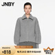 JNBY/江南布衣秋冬羊毛針織開衫女高領(lǐng)簡約休閑通勤5O0312580 072/中雜灰 M