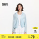 森馬（Semir）外套女碎花肌理森系少女感2025夏季oversize連帽夾克109325108005